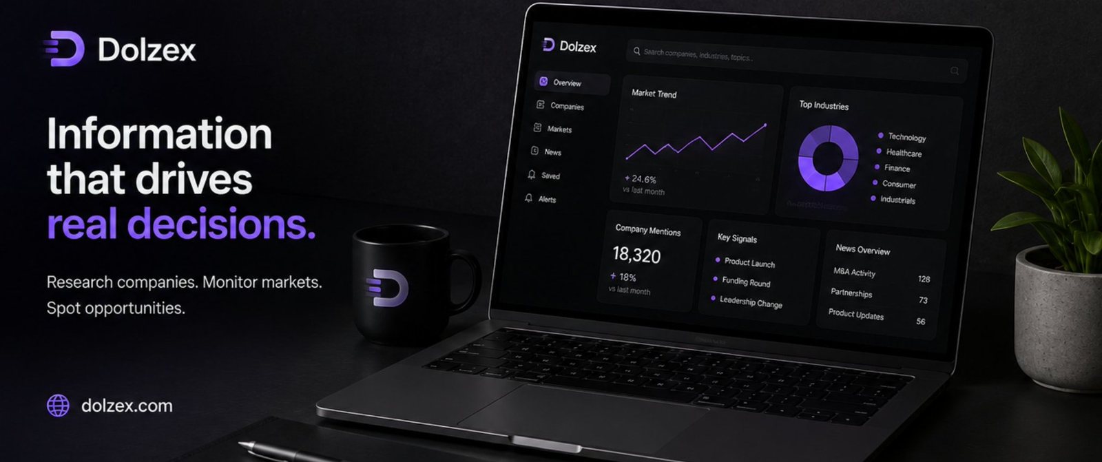 Dolzex desk — the same product still as on X